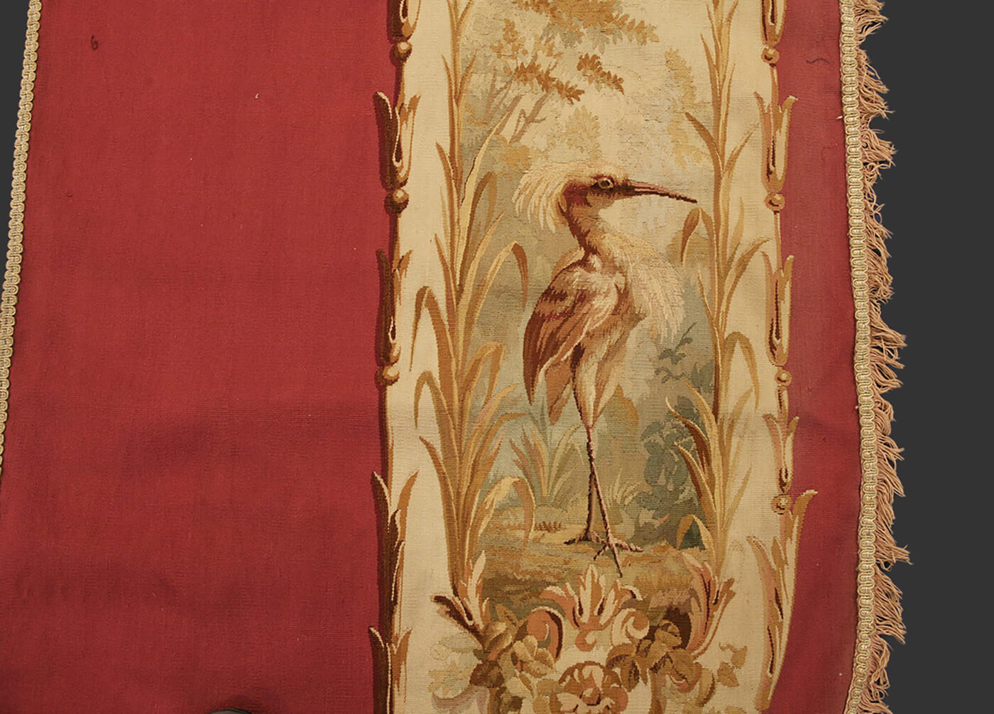 A Pair of Antique Tapestry/Aubusson Curtain n°:54466627